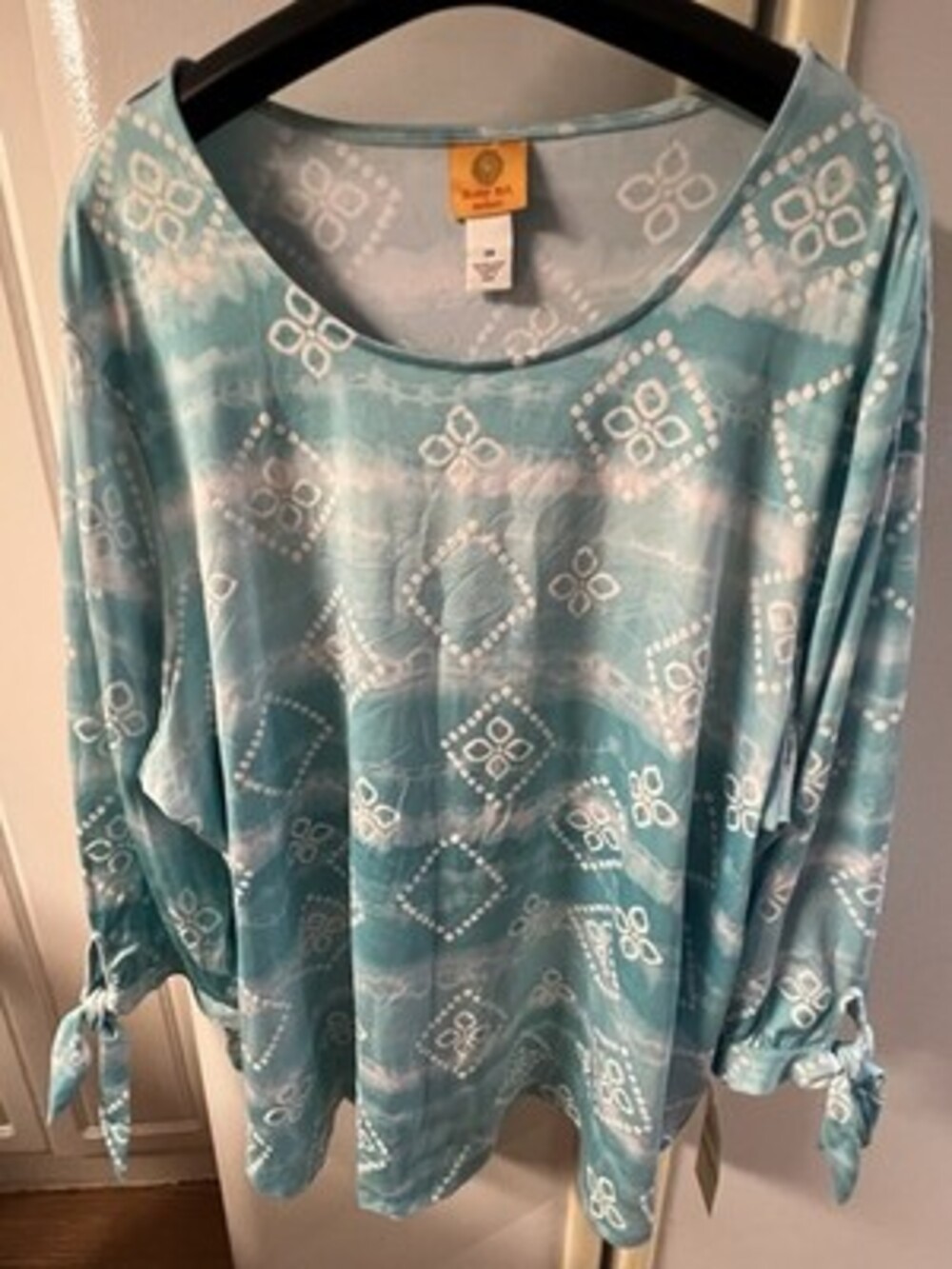 Ruby Red Women's Blouse Size 3X 3/4 Sleeve